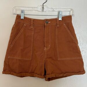 RSQ High Waist Brown Corduroy Shorts